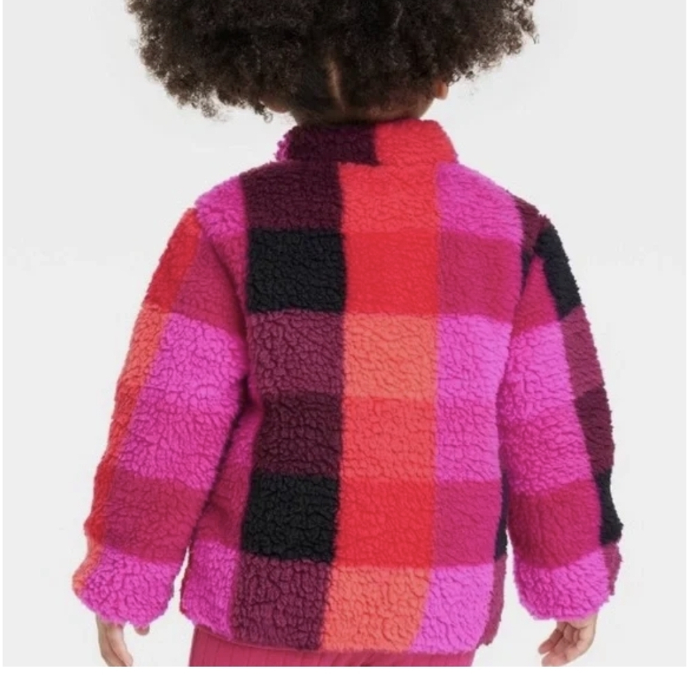 A new day Pink and Red Plaid Womens and  Kids Jackets - Picture 5 of 7
